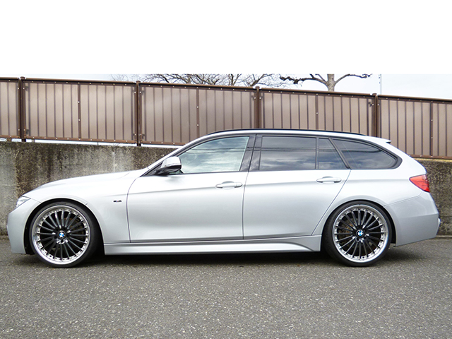 ｂｍｗ 3シリーズツーリング3d Mスポーツ ローダウン インチアルミホイール プレミアオートジャパン 中古車 販売買取 タイヤ交換専門店 静岡県静岡市